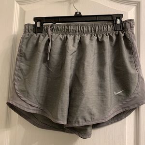 Nike gray dri fit shorts size L